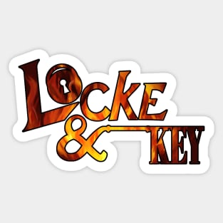 Locke and Key cartoon Sticker